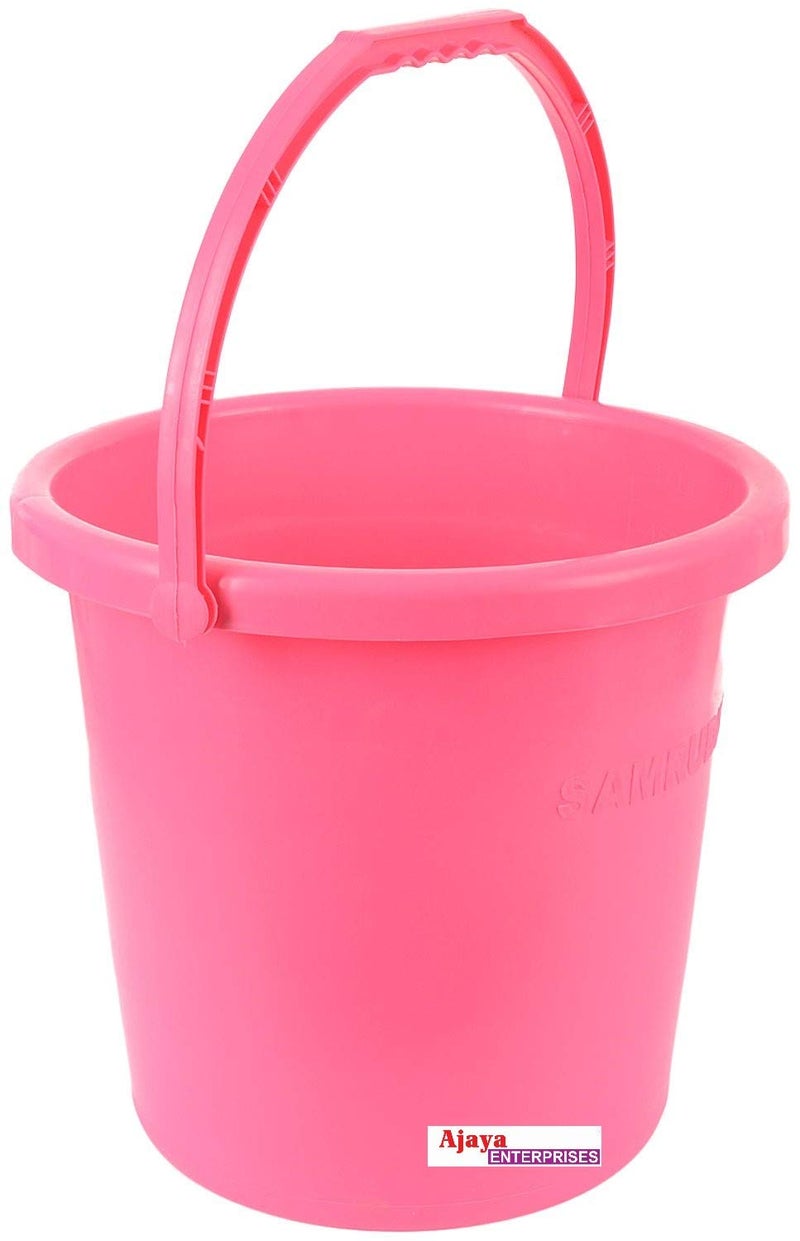 Samruddhi Elephant Plastic Bath Set, Pink, Pack Of 4 - Image 2