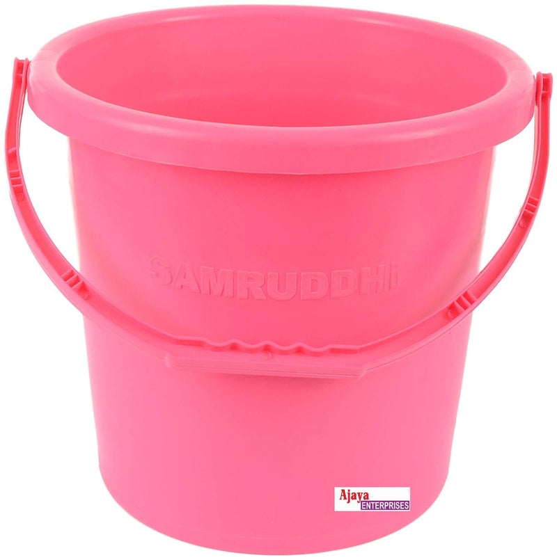 Samruddhi Elephant Plastic Bath Set, Pink, Pack Of 4 - Image 3