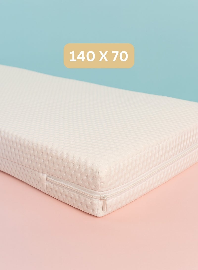 F.A.M.S Luxury Baby Mattress Dream Box Set – Newborn Sleep Essentials with Cotton Bedding, Baby Pillows, Protectors & Surprise Gift - Image 4