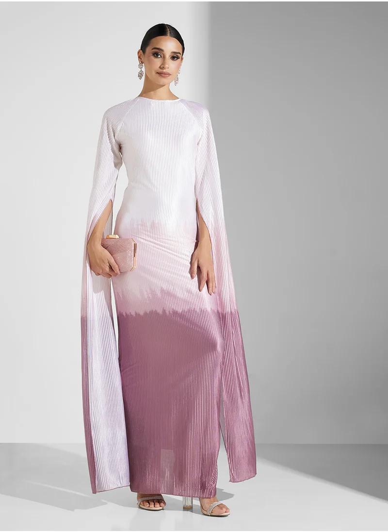 جولدن ابل SLIT SLEEVES MAXI DRESS