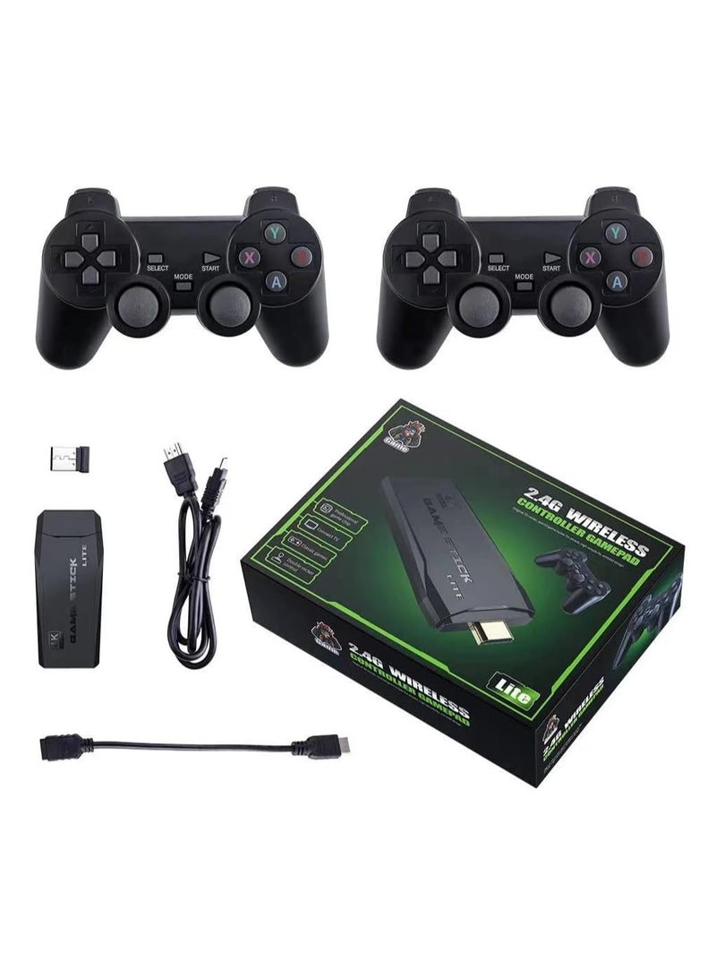 MIGOFAST Wireless Retro Game Console Plug and Play Video Game Stick Built in 10000+ Games,9 Classic Emulators 4K High Definition HDMI Output for TV with Dual 2.4G Wireless Controllers 64G - Image 1