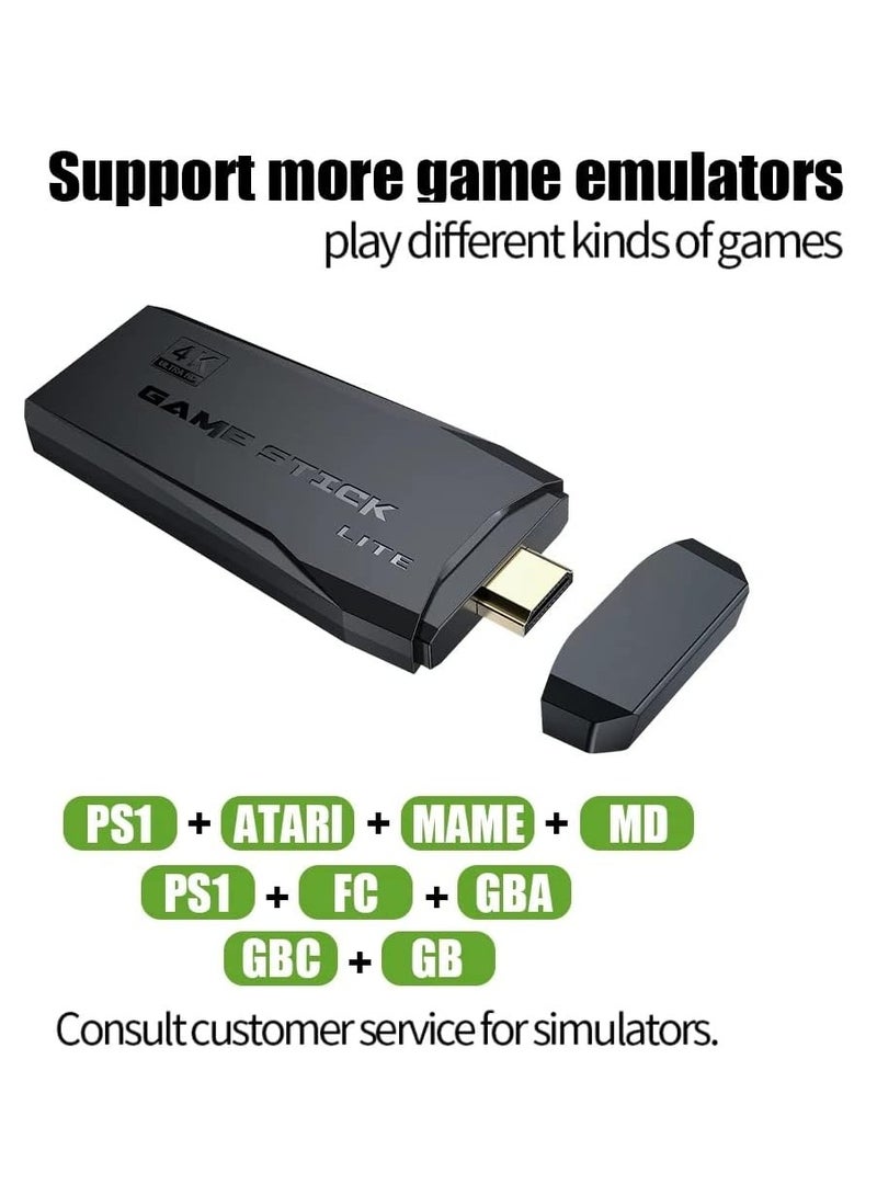 MIGOFAST Wireless Retro Game Console Plug and Play Video Game Stick Built in 10000+ Games,9 Classic Emulators 4K High Definition HDMI Output for TV with Dual 2.4G Wireless Controllers 64G - Image 5