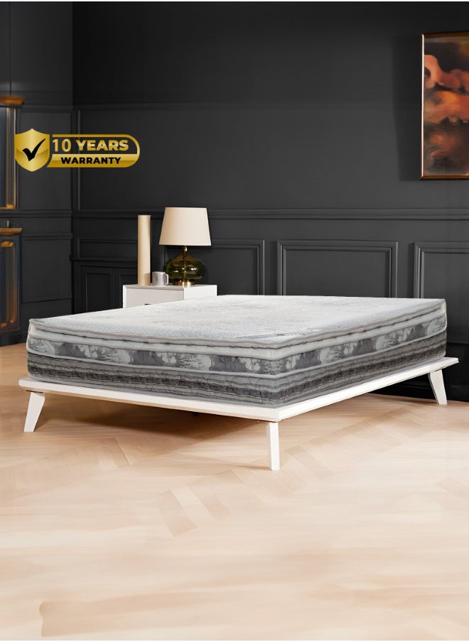 AMERICAN POLO - Island | Multi Layer Bed Mattress 16 Layers Thickness 31 cm Size Queen - 120x190 cm - Beige - Image 1