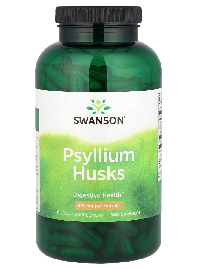 SWANSON Psyllium Husks 610 mg 300 Capsules