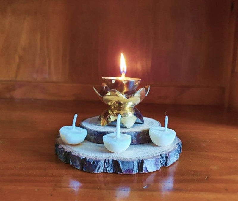 PRODUCTMINE PRODUCTMINE Ghee Diya Batti for Pooja Cotton Wick for Puja and Special Occasions 200 Diyas - Image 4