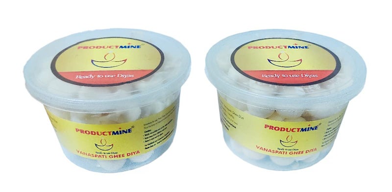 PRODUCTMINE PRODUCTMINE Ghee Diya Batti for Pooja Cotton Wick for Puja and Special Occasions 200 Diyas - Image 3