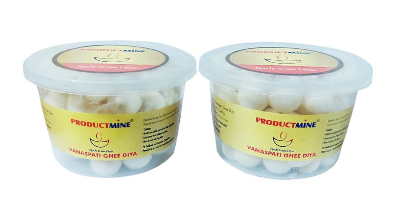 PRODUCTMINE PRODUCTMINE Ghee Diya Batti for Pooja Cotton Wick for Puja and Special Occasions 200 Diyas - Image 2
