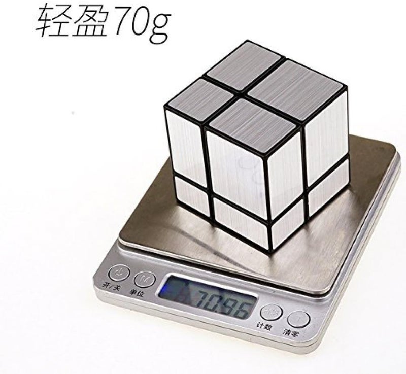 CuberSpeed CuberSpeed Bundle 2x2 Mirror Black Body with Silver and Mofangge 3x3 Mirror Blocks Silver Magic Cube Puzzle  - Image 3
