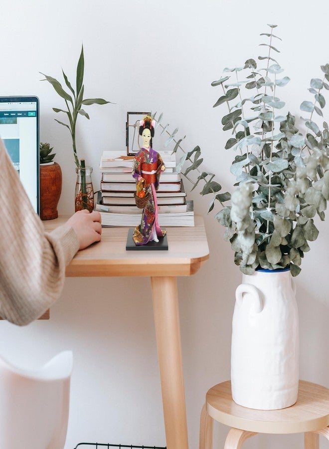 فوساريا دمية كيمونو غيشا يابانية مقاس 12 بوصة، دمية كيمونو آسيوية قابلة للتحصيل، تمثال صغير، زينة غيشا - Image 3