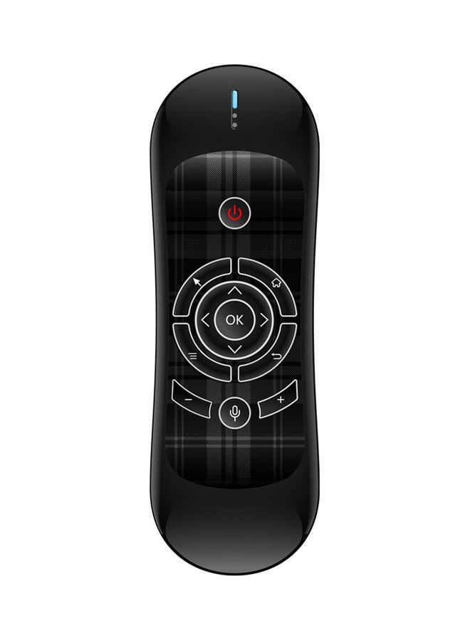 NIBEMINENT R2 Remote Control Mouse IR Smart Mini Keyboard Black - Image 1