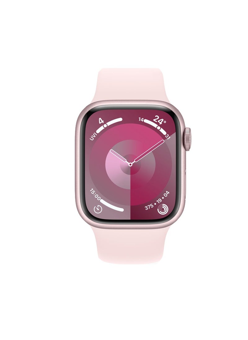 modio - Modio MW09 Mini 36MM Smart Watch With 2 Pair Straps and Wireless Charger For Ladies and Girls Pink - Image 1