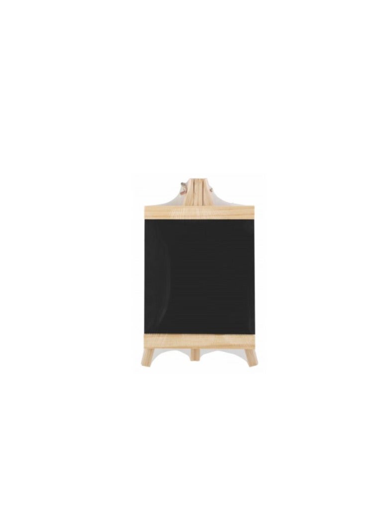 Generic Chalkboard Small Black Board 16x29 cm Tabletop Notice Board with Wooden Stand  - Image 5