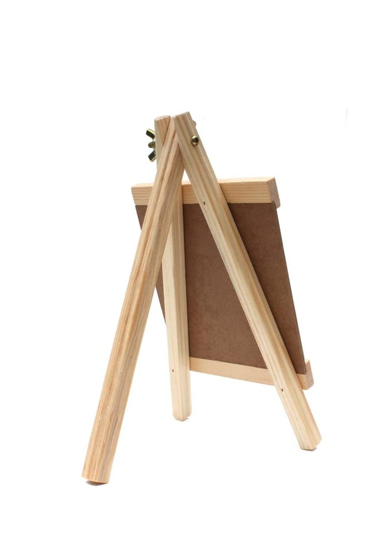 Generic Chalkboard Small Black Board 16x29 cm Tabletop Notice Board with Wooden Stand  - Image 4