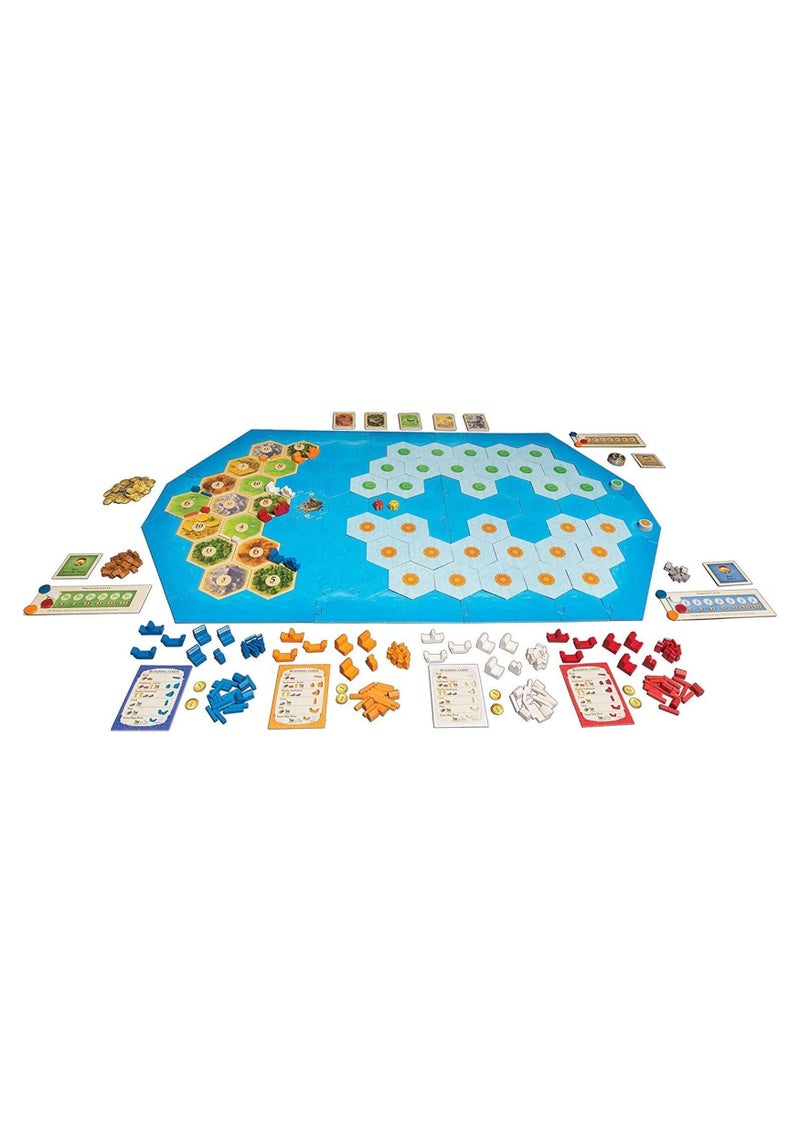 CATAN Explorers & Pirates Board Game Expansion - Set Sail on Epic Adventures! Strategy Game, Family Game for Kids and Adults, Ages 12+, 3-4 Players, 90 Minute Playtime, Made by CATAN Studio - Image 3