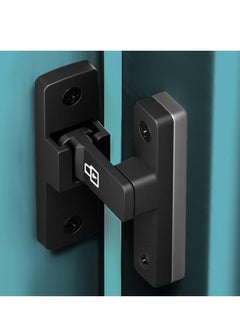 Captaintech Luminous Black Sliding Bolt Locks, Flip Door Locks,Wardrobe Door Locks,Heavy Duty Gate Latch Clasp Lock(Glow Black)  - Image 4