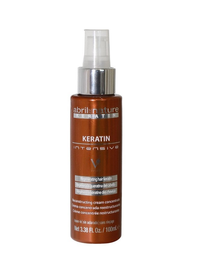 abril et nature - Keratin Professional Hair Serum - Ultra Fast Keratin Hair Concentrate - Repairs and Regenerates Hair Fiber - Split End Sealer - Adds Shine and Softness - 100 ml - Image 1