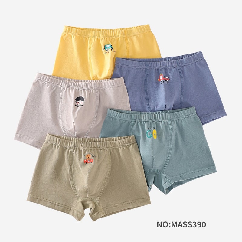 MIMO MIMO childrens underwear girls boxer shorts boys baby cute boxer shorts cartoon INS style wholesale Mimo390 (boys) 