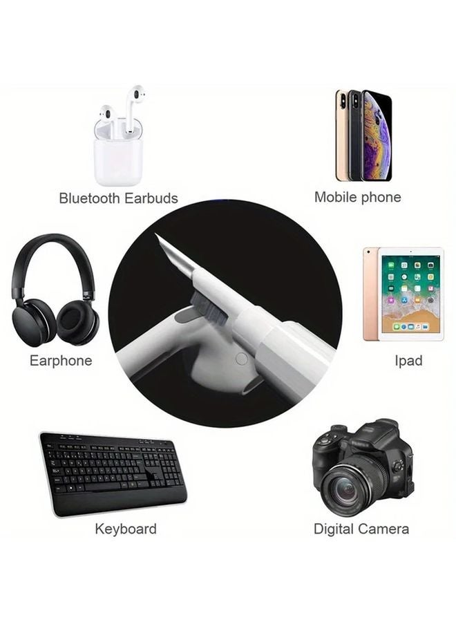Multifunction Pro Cleaning Pen Kit Soft Brush Black For Phone Port Earbuds Laptop - Image 4