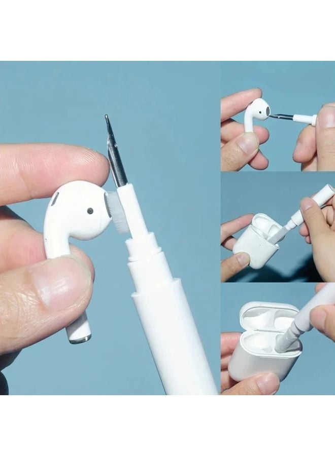 Multifunction Pro Cleaning Pen Kit Soft Brush Black For Phone Port Earbuds Laptop - Image 1