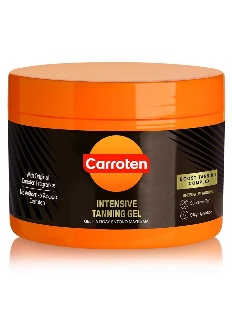 Carroten Intensive Tanning Gel | Browning Tan Accelerator | Non-Greasy, Water-Resistant with Carrot and Coconut Oil | Vitamin A & E For Moisture & Hydration - Image 1