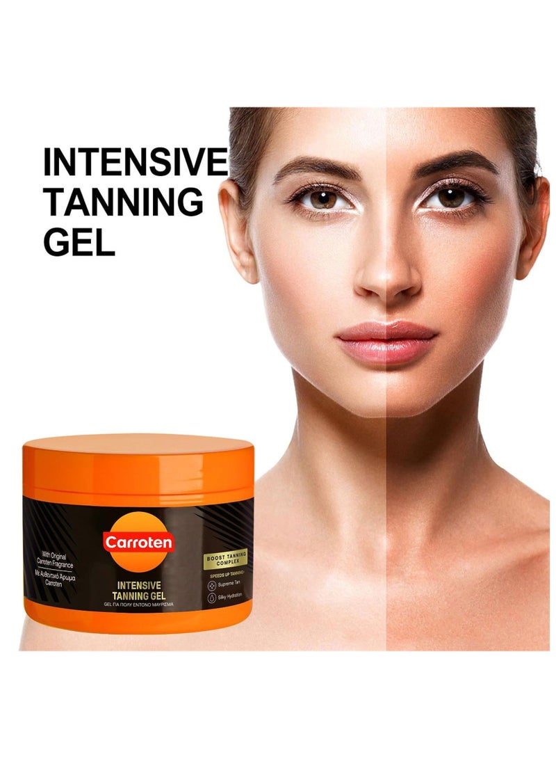 Carroten Intensive Tanning Gel | Browning Tan Accelerator | Non-Greasy, Water-Resistant with Carrot and Coconut Oil | Vitamin A & E For Moisture & Hydration - Image 2