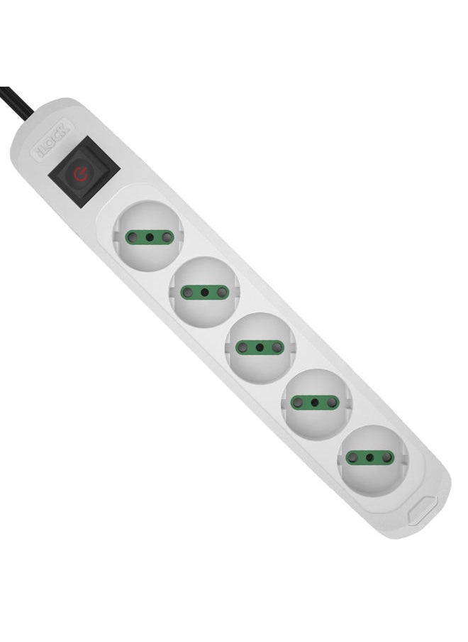 iLOCK Power Strip 5 Outlets Without Earthing  - Image 2