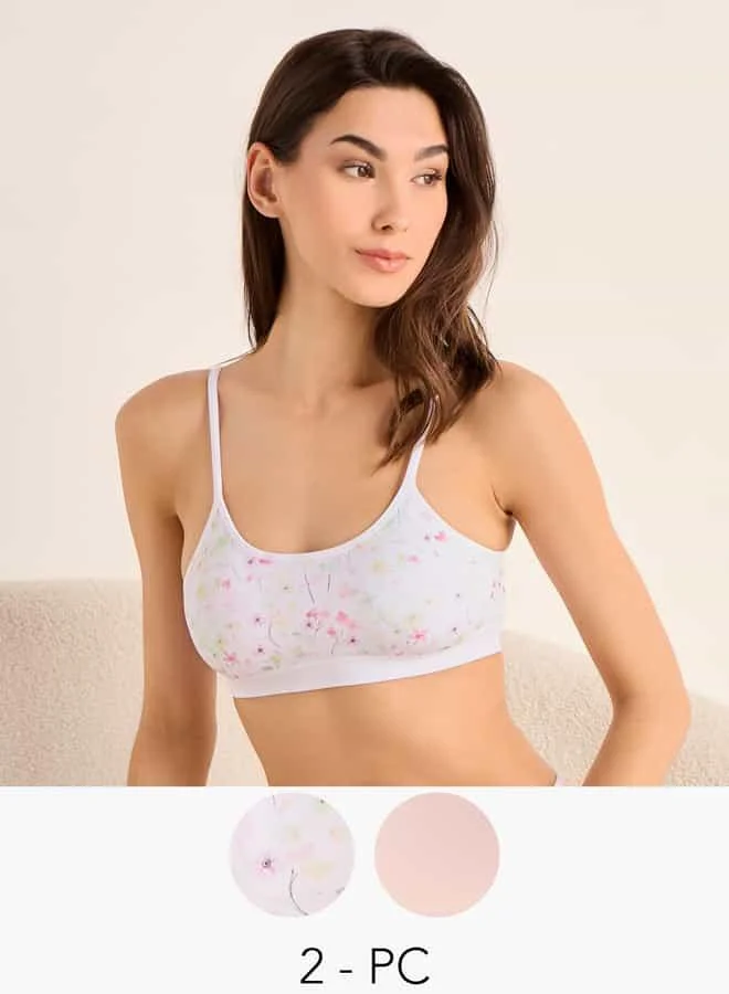 Splash FAV Set of 2 - Assorted Teen Bra with Adjustable Straps