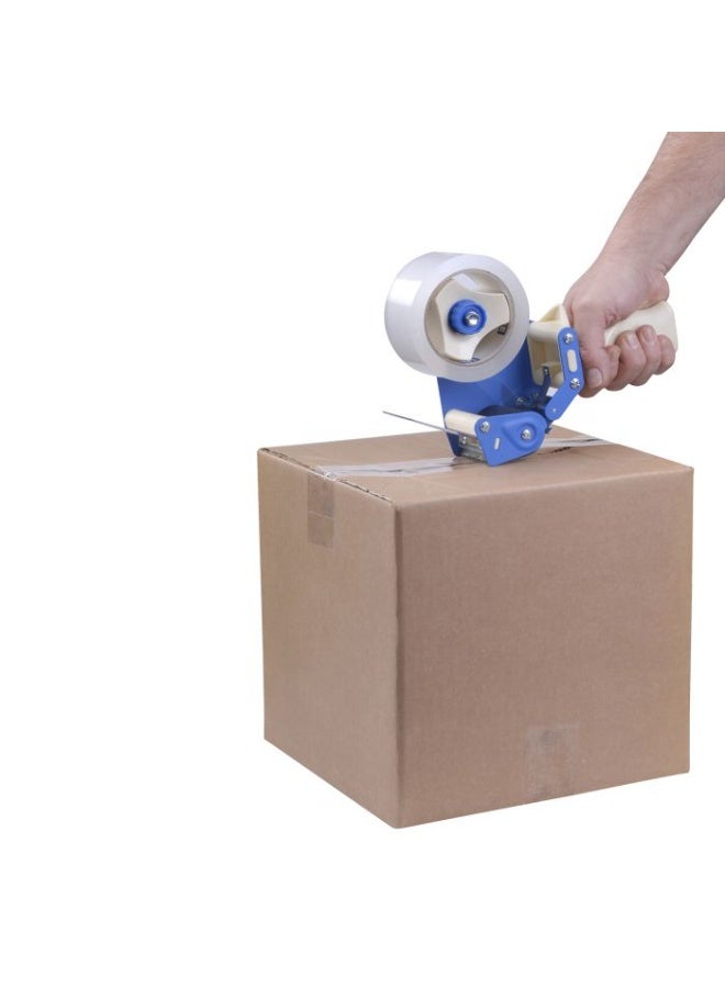 Jagravo Transparent Packing Tape 2 x 50 Yards Heavy Duty Adhesive Box Sealing Tape for Packaging, Parcel Boxes, Moving, Postal Bags, Storage & Office Supplies – 1 Roll - Image 2