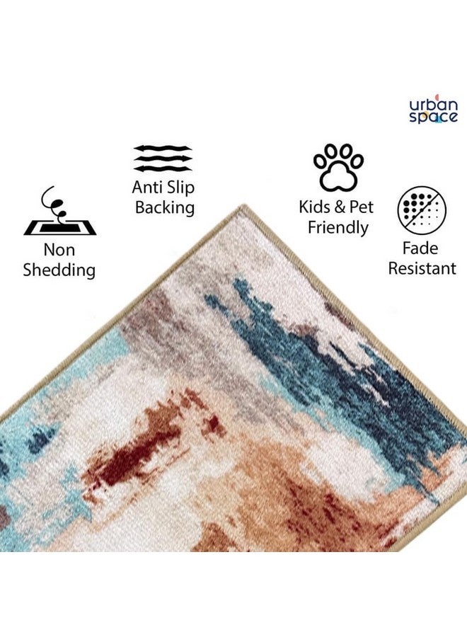 Urban Space 3D Digital Printed Bedside Runner Carpet with Anti Skid Backing, Floor Carpet Runner for Entrance Door and Kitchen Hallway (2 ft x 5 ft - DR1029) - Image 2