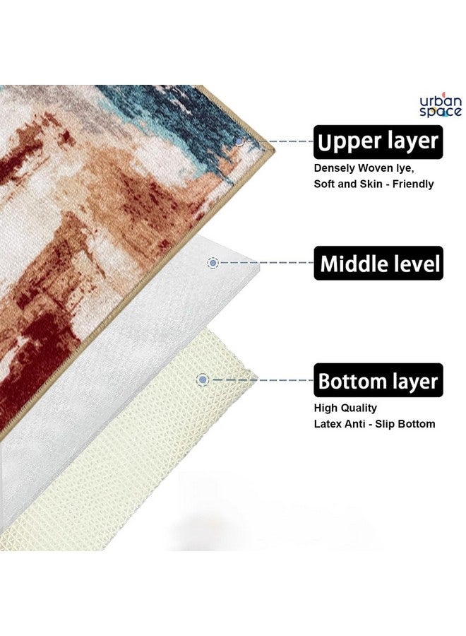 Urban Space 3D Digital Printed Bedside Runner Carpet with Anti Skid Backing, Floor Carpet Runner for Entrance Door and Kitchen Hallway (2 ft x 5 ft - DR1029) - Image 3