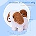WorWoder Plush Saint Bernard Toy Puppy Electronic Interactive Pet Dog Walking Barking Tail Wagging Stretching Companion Animal for Kids Saint Bernard - Image 2