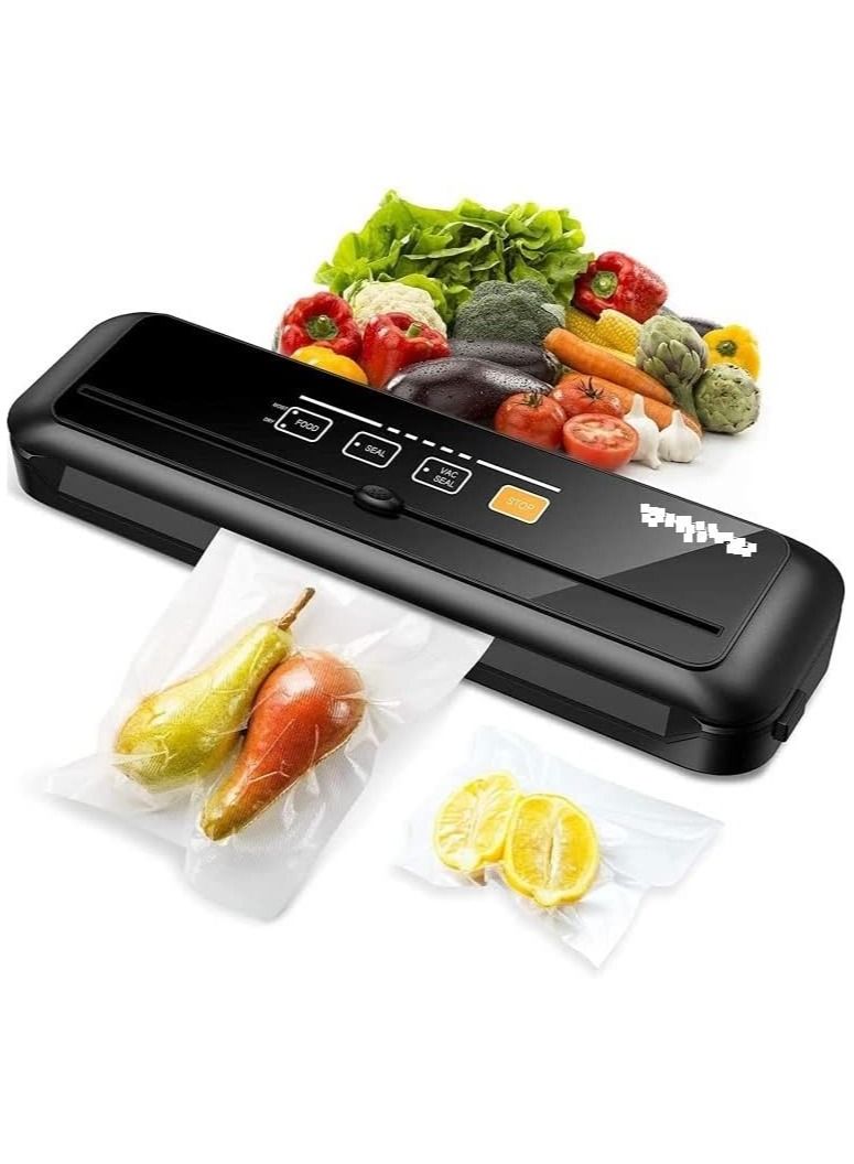 Cool Baby Vacuum Packer Sealing Machine With Sstarter Automatic Vacuum Sstainless Steel Sealing Mmachine For Food Preservation Method Dry and Wet sealing Mode Built-In Tools  - Image 1