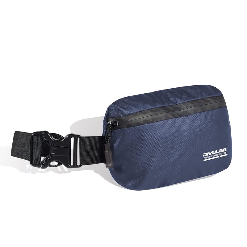 DIVULGE Hubble Running Belt Waist Pouch Bag Waist Pouch Bag to Carry Mobile Phone (Dark Blue) - Image 2