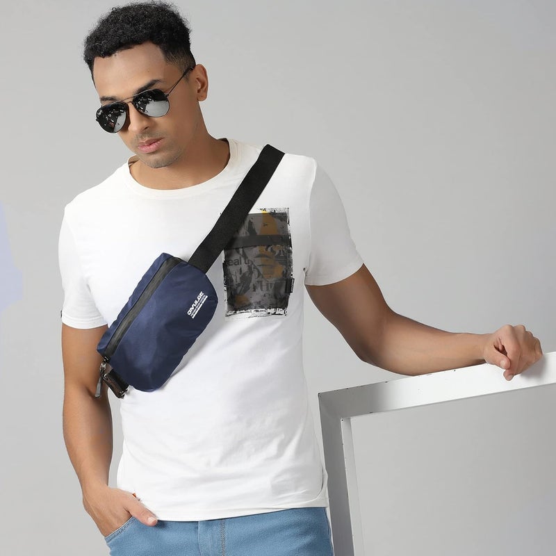 DIVULGE Hubble Running Belt Waist Pouch Bag Waist Pouch Bag to Carry Mobile Phone (Dark Blue) - Image 5