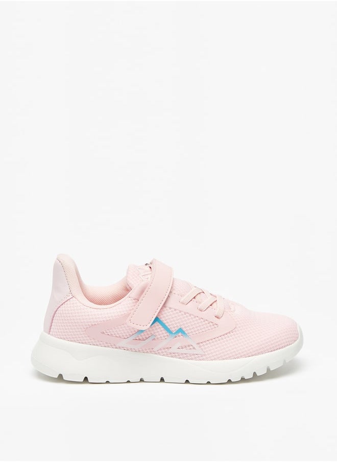 Oaklan by Shoexpress - Girl's Textured Sports Shoes With Hook And Loop Closure - Image 1