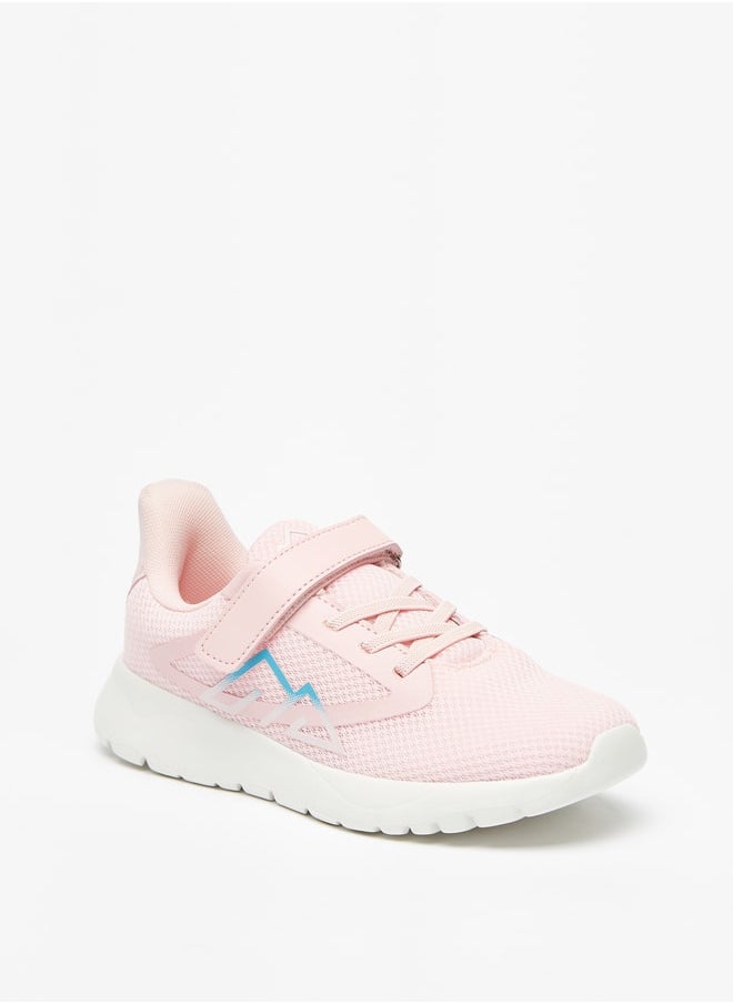 Oaklan by Shoexpress - Girl's Textured Sports Shoes With Hook And Loop Closure - Image 1