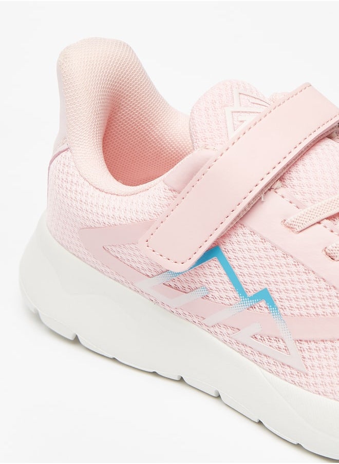 Oaklan by Shoexpress - Girl's Textured Sports Shoes With Hook And Loop Closure - Image 1