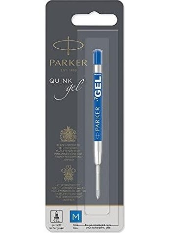 PARKER 1950346 Gel Ballpoint Pen Refill, Medium Tip, Blue, Gray  - Image 1