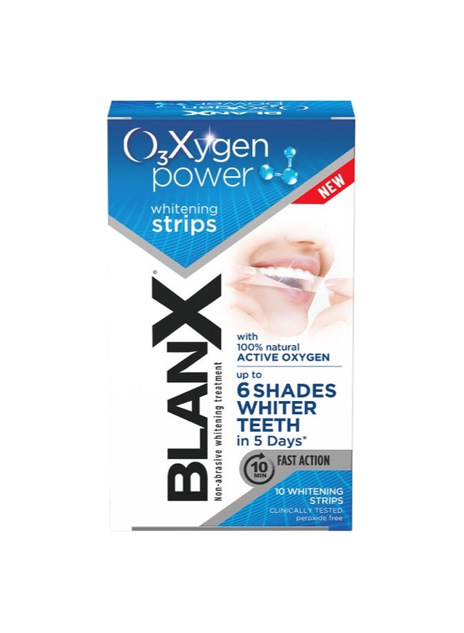 blanx O3XYGEN POWER 10 WHITENING STRIPS - Image 1