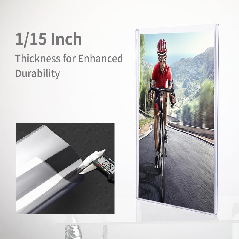 Prilino 10-Pack 11 x 17 Inch Art-Print-Toploaders - Premium Art Print Topload Holders, Crystal Clear Art Print Top loaders, Hard Plastic Sheet Protectors for Photographs, Lithographs, Artworks, Collectibles - Image 4