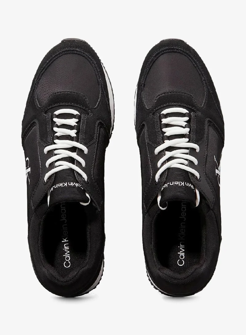 Calvin Klein Jeans Ck Black/Bright White Trainers for Men | Best Price UAE