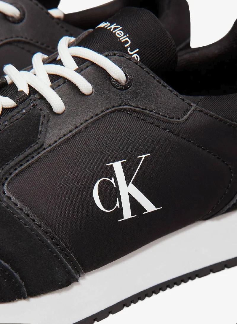 Calvin Klein Jeans Ck Black/Bright White Trainers for Men | Best Price UAE