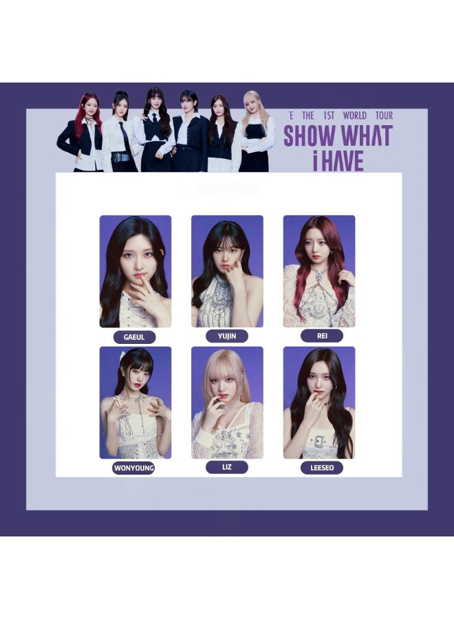 NIBEMINENT 6 Pcs Kpop IVE SHOW WHAT I HAVE Lomo Cards Card For Fans Collection Gifts - Image 1