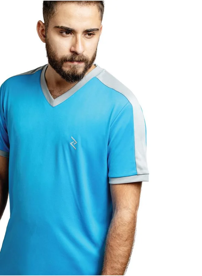 زيسي Men's V-Neck Short-Sleeve T-Shirt
