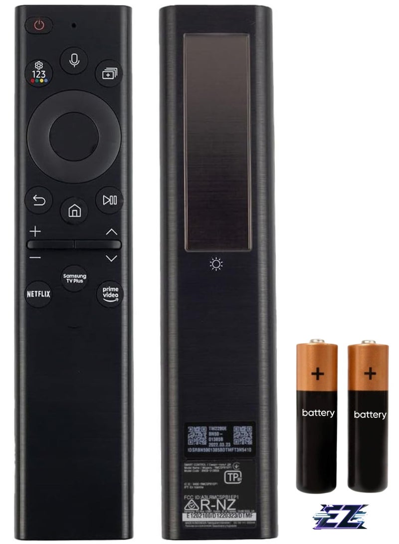 ELTRAZONE Universal Remote Control BN59-01385A BN59-01385B Solar Powered Compatible with Samsung Smart 4K 8K Ultra HD Neo Frame Crystal UHD Series 2021-2022 with battery - Image 1