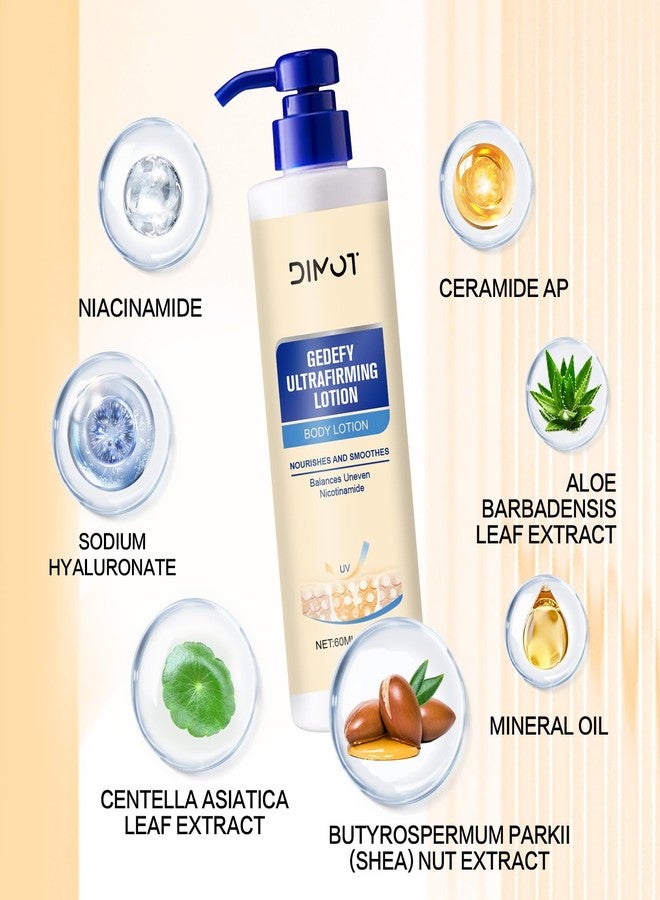 DIMOT Ultra Firming Body Lotion,Tighten Moisturising Skin Body Cream, Anti Aging Nourishes and Smoothes Lotion for All Type Skin Care, Even Tone, 2.11 fl oz (2) - Image 2