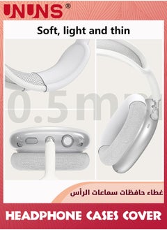 UNUNS Case Cover For AirPods Max,Clear Soft TPU Case Anti-Scratch Protective Case,Transparent Accessories Protector Cover For Airpods Max Headphones,Clear  - Image 4