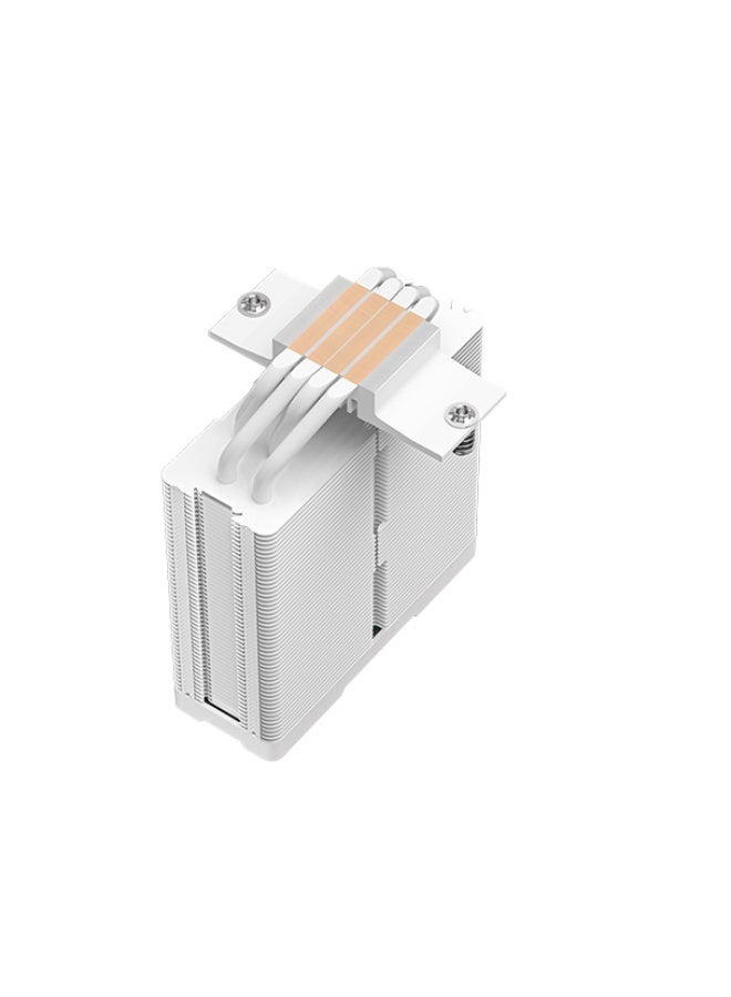 DEEPCOOL AG400 ARGB Digital White Air Cooler – High-Performance CPU Cooling, ARGB Lighting, Digital Display, Silent Operation, 4 Heat Pipes, PWM Fan - Image 3