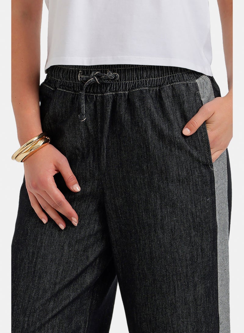 Carina Two-Tone Denim Pants - Image 5