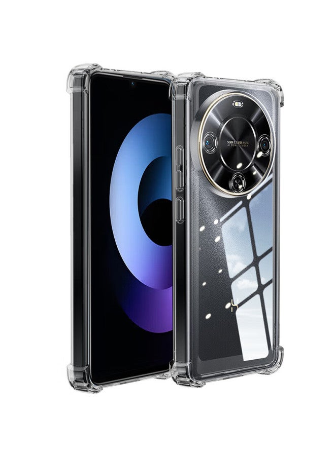 Freeson Transparent Phone Case For Wiko Y70 Plus, Slim Lightweight Full Protection Cover With Lens Protection, Anti-drop, Clear Soft Shell, With Corner Airbag Anti-collision And Lanyard, Transparent - Image 1